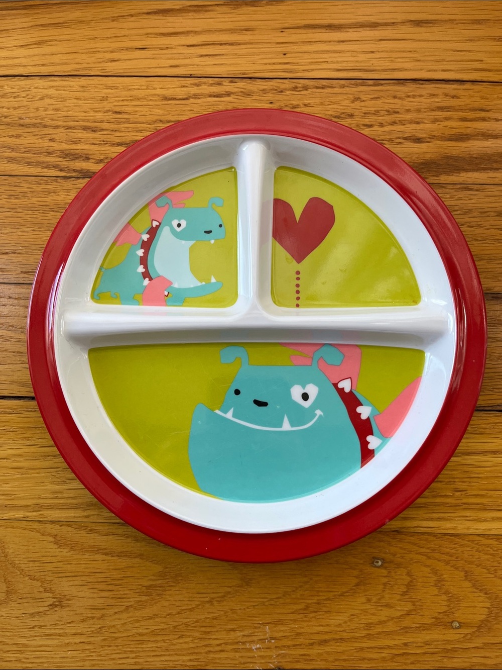 Target Melamine 2011 Valentines kids plate